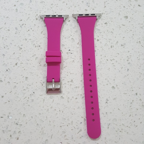 New Slim Silicone Sport Watch Strap Apple Watch - Picture 1 of 5